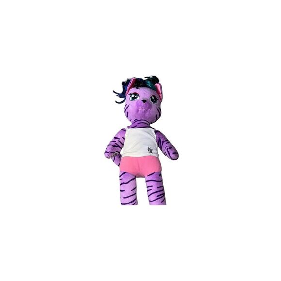 BAB Honey Girl Cat Purple Striped 20" w/Tank - Picture 1 of 4